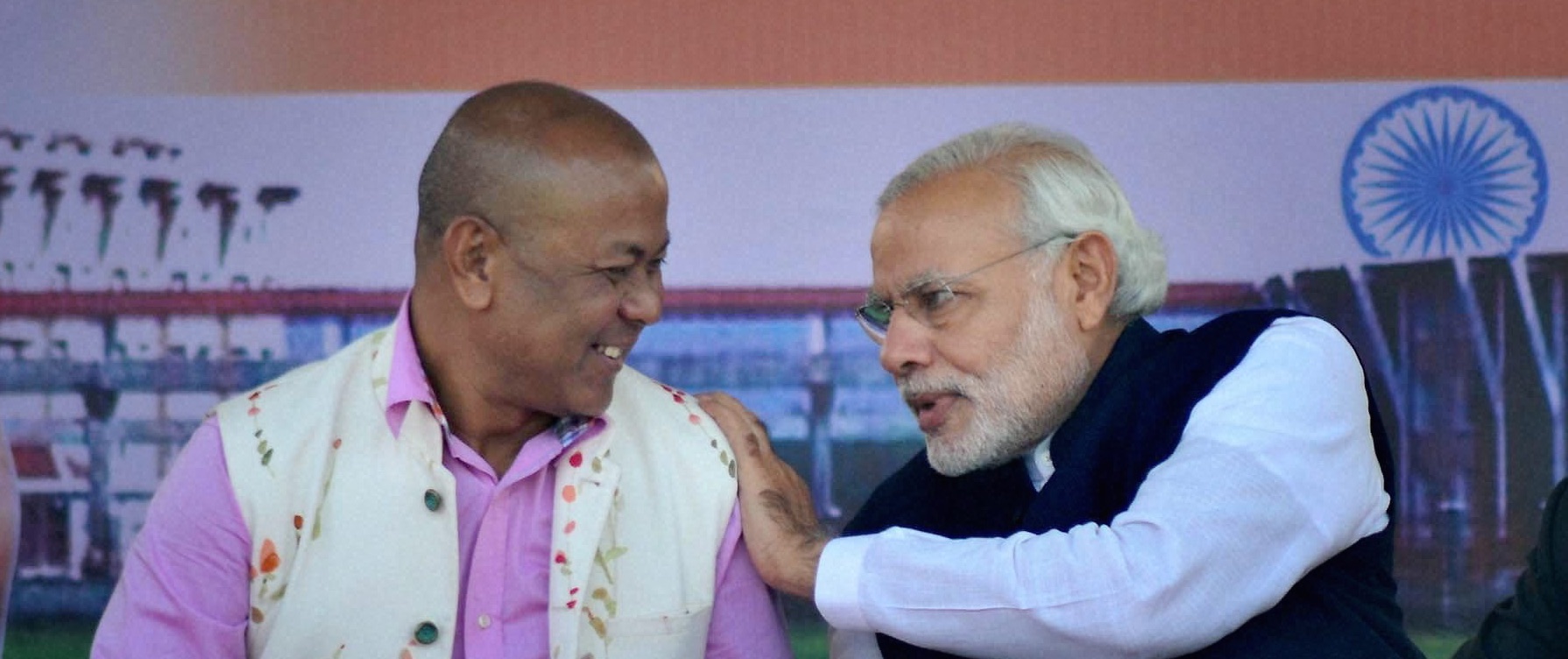 narendra modi kicks off assam poll campaign on bodo ally s platform