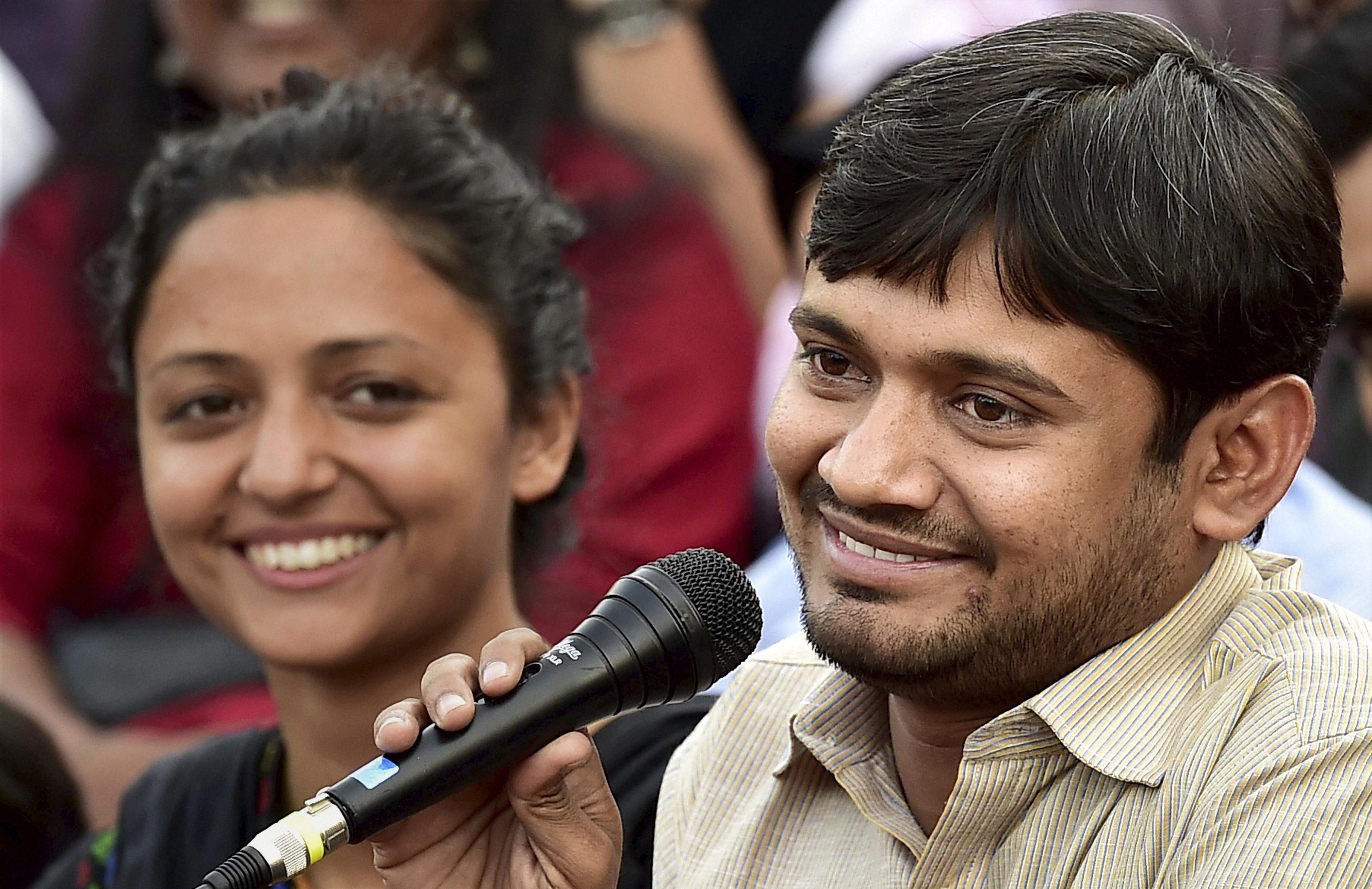 an electric evening at jnu with kanhaiya kumar