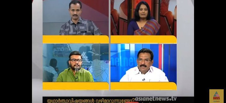 asianet news journalist alleges threats  abuses after hosting debate on mahishasura
