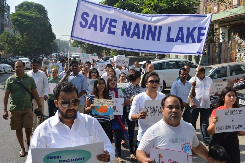 locals  government join hands to save delhi s naini lake