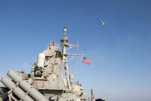 russian jets make  simulated attack  passes near us destroyer  says us military