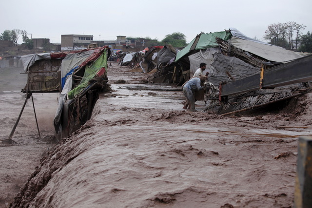 at least 55 killed in flash floods in northern pakistan
