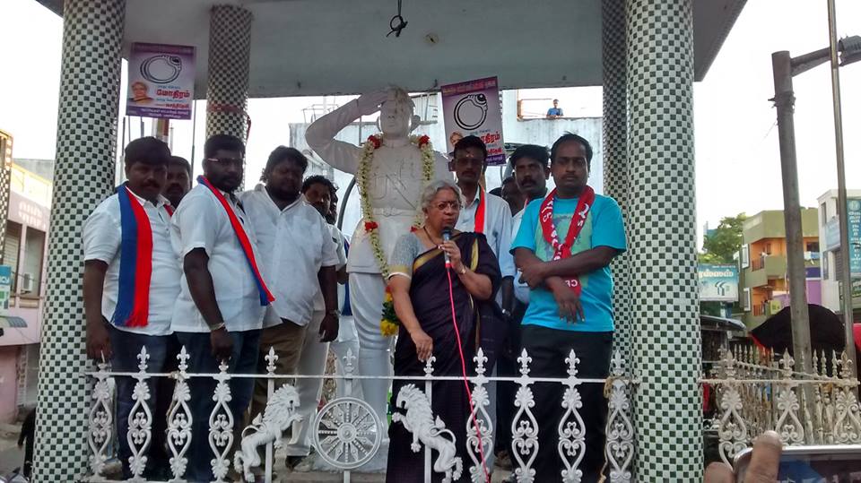 tamil nadu elections  a professor s big fight against jayalalithaa