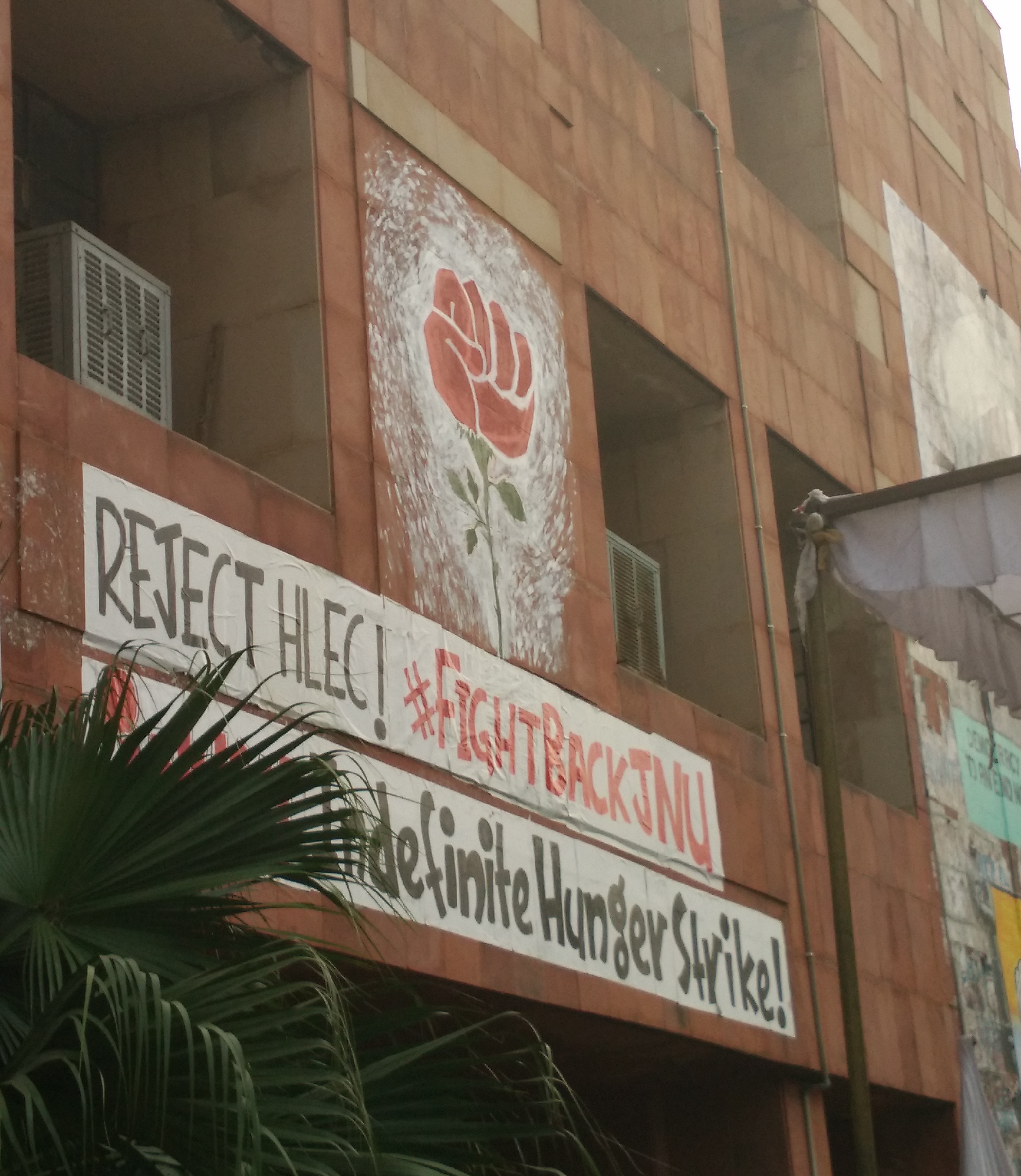 alumni  teachers show solidarity as hunger strike at jnu continues