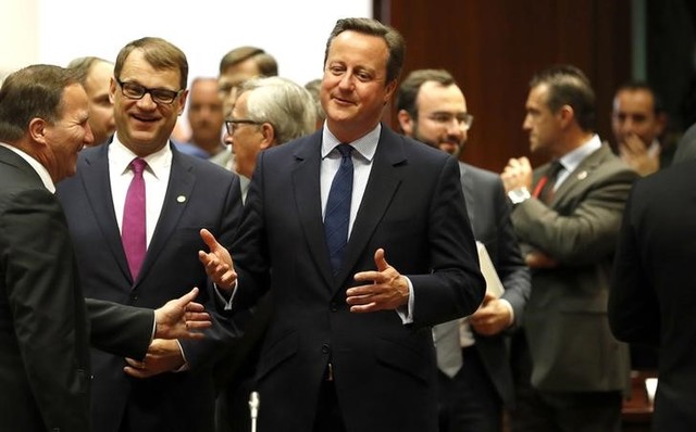  praised to grave   david cameron leaves the eu summit in brussels