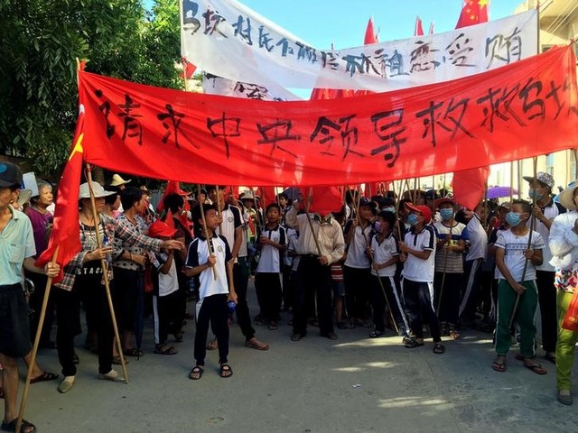 china s one time  democracy  village wukan stages protests for fourth straight day