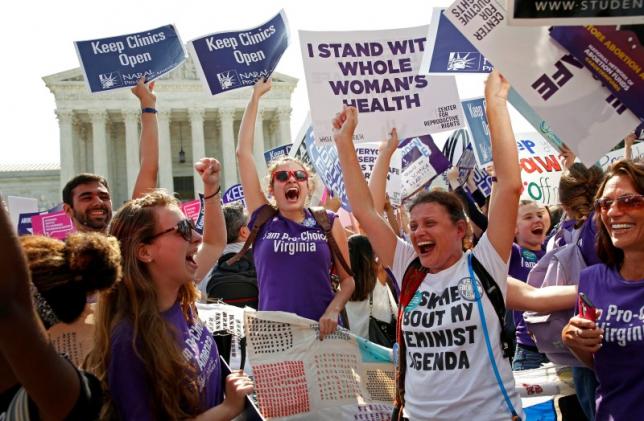 us supreme court upholds abortion rights  rejects texas law