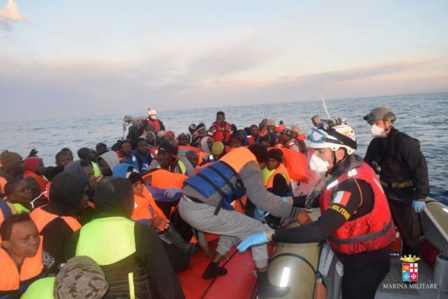 four migrants found dead in the mediterranean  945 rescued
