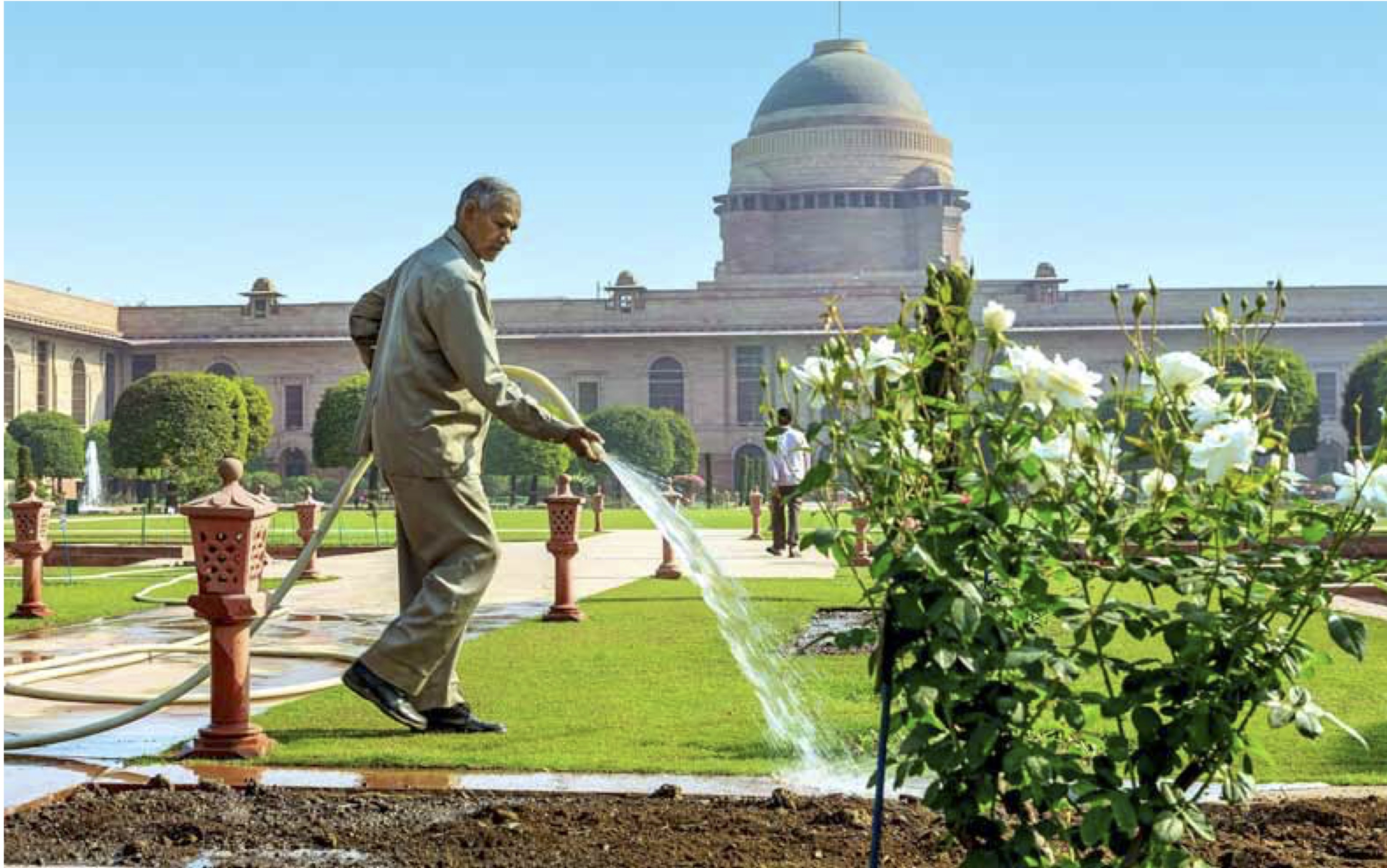 backstage with the workers who tend the first garden of the republic