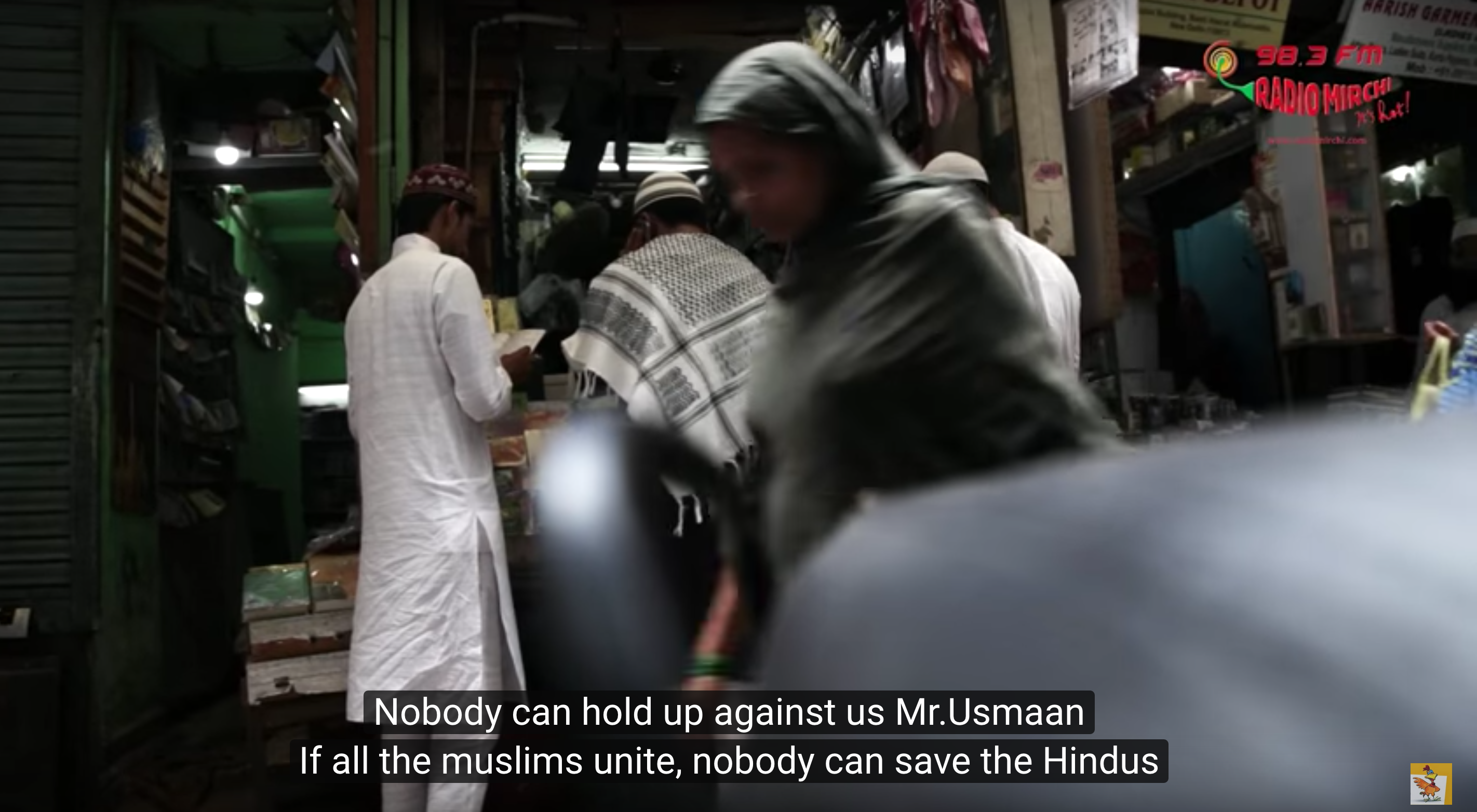 watch  rj naved tries to stir tension between hindus and muslims  gets schooled