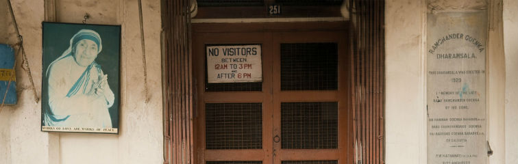 mother teresa  up close and personal