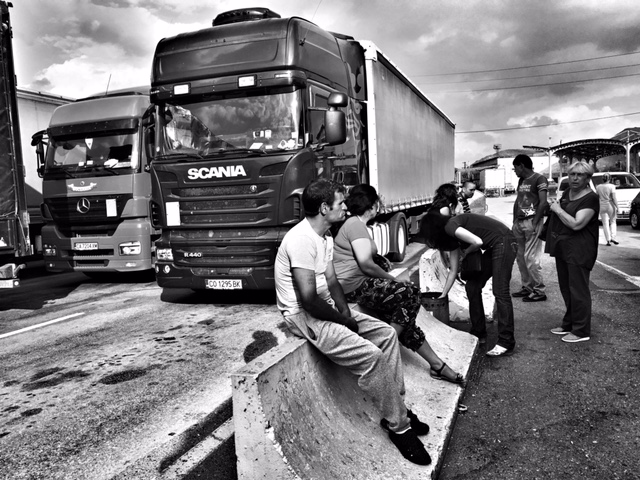 the long wait at europe s easternmost frontier with itself