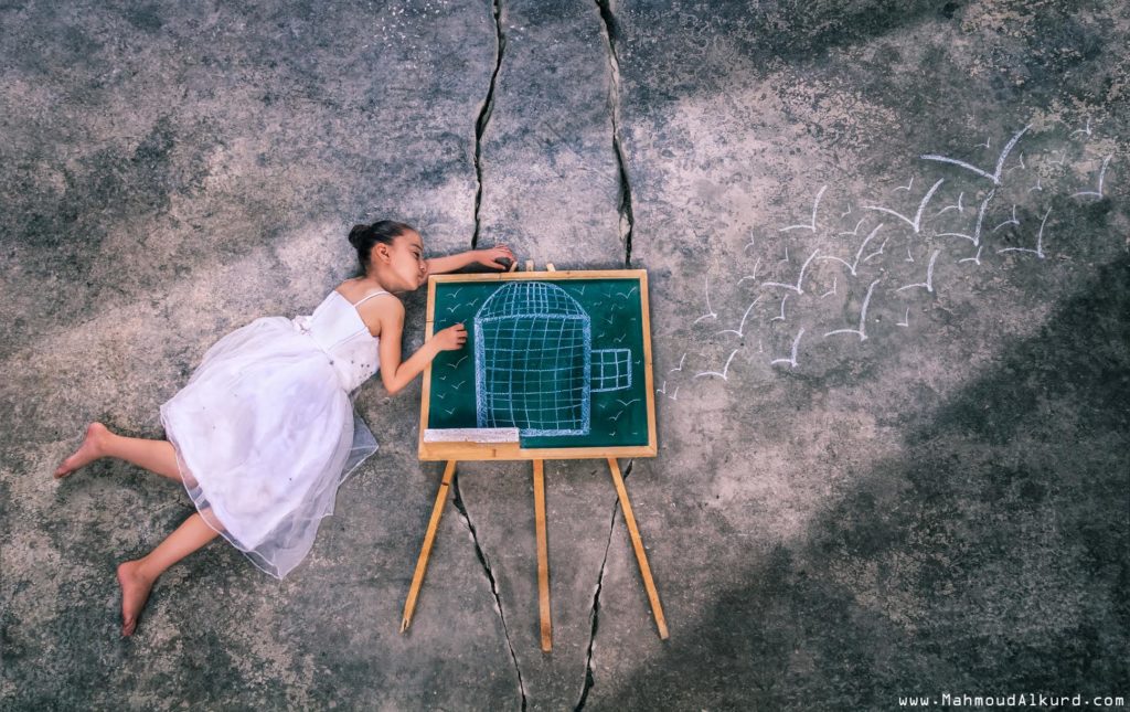 One of Mahmoud Alkurd's works exhibited at GAZA52. Source: Author provided