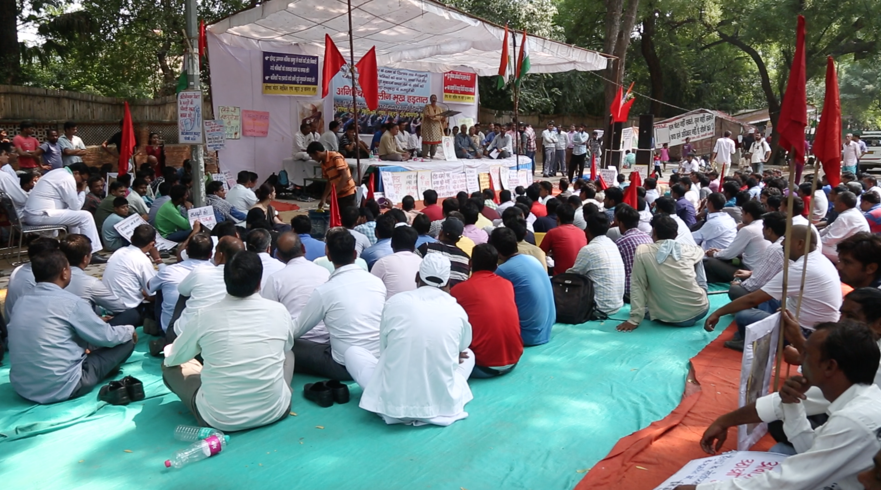 watch  why honda workers are on an indefinite hunger strike