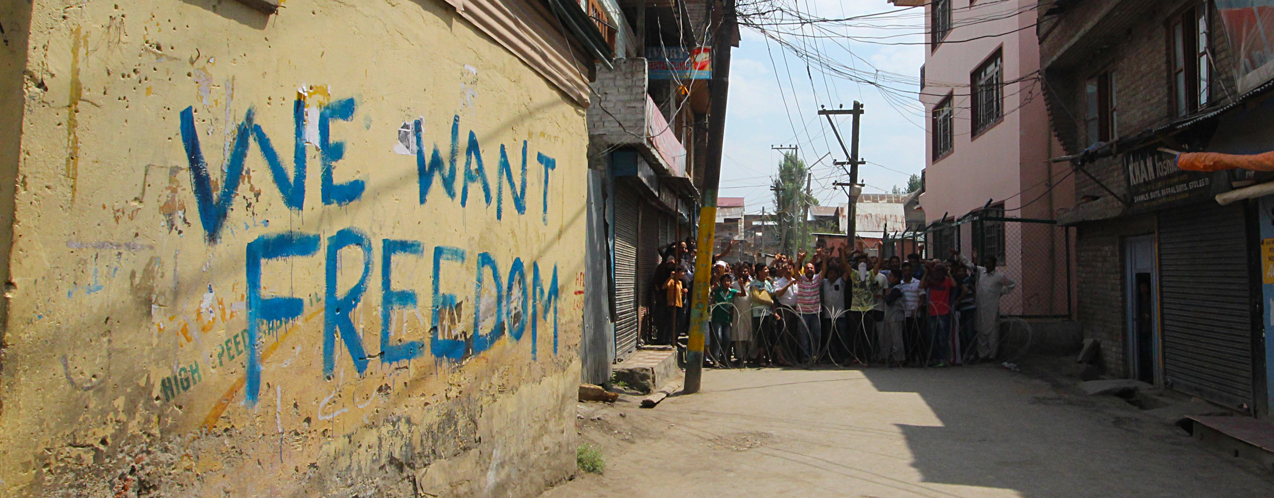 the writing on the walls in kashmir