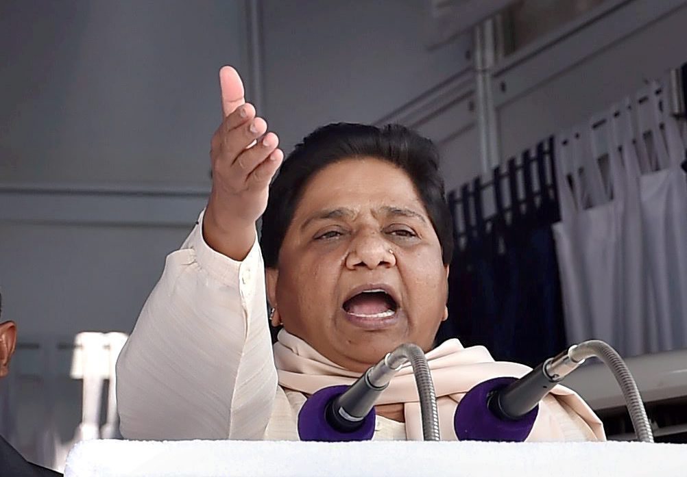 watch   how bahujan women react to abusing of mayawati by bjp mla