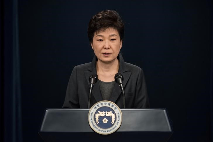 shamed by scandal  south korea s park asks parliament for exit plan