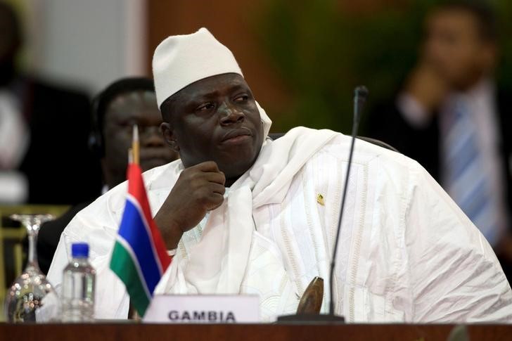 gambia president yahya jammeh rejects election outcome