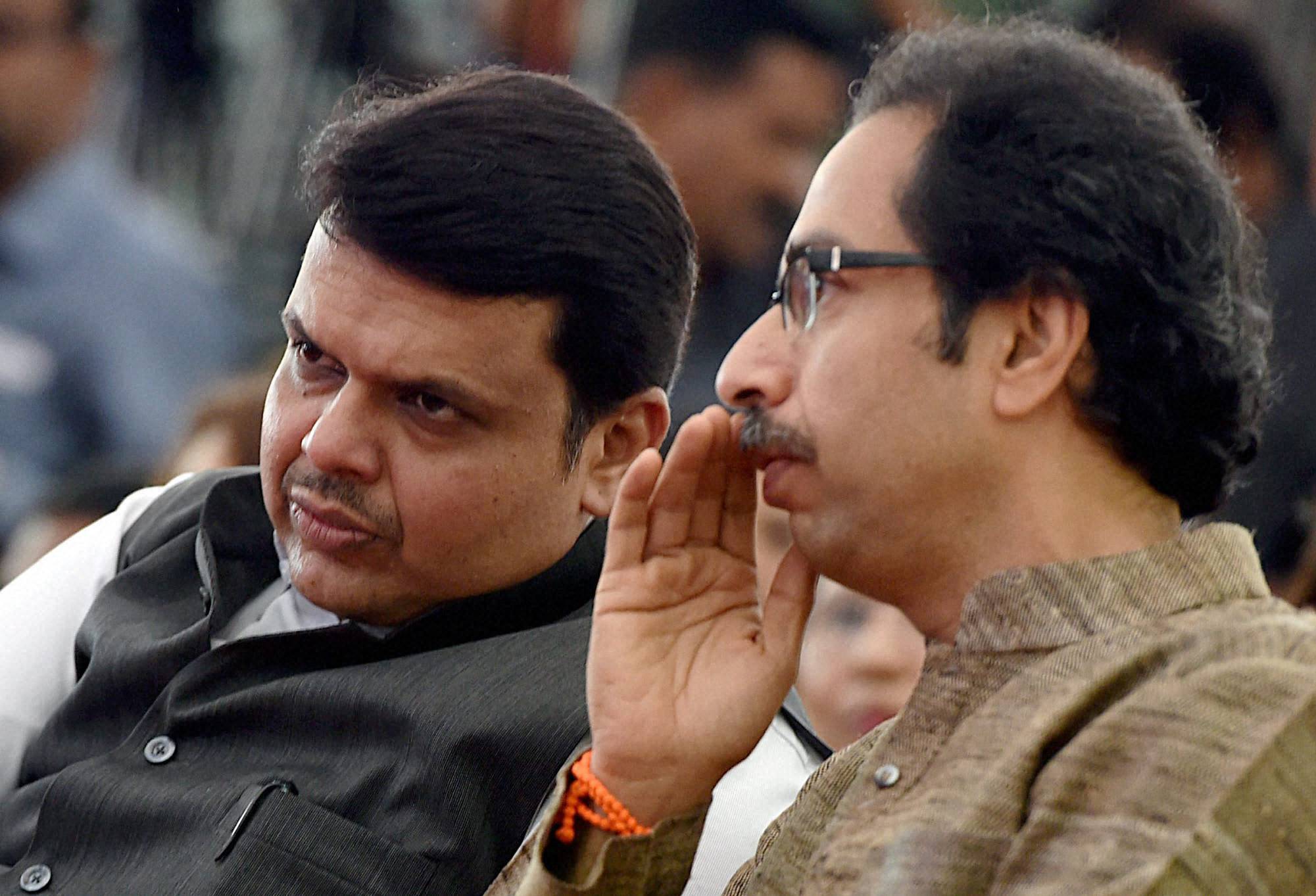 shiv sena  bjp turf war heats up as maharashtra prepares for civil polls