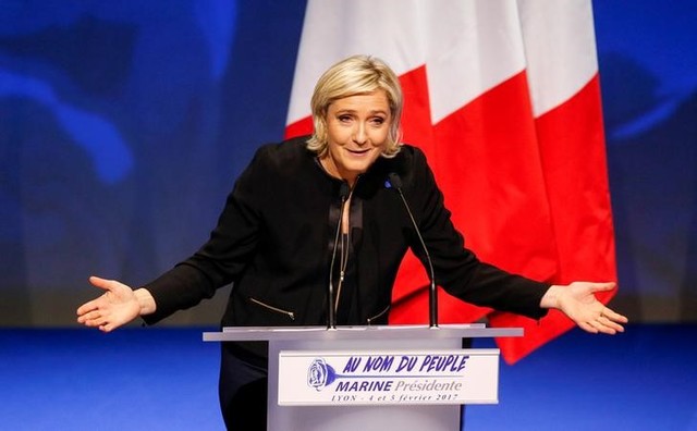 france s le pen vows to fight globalisation if elected