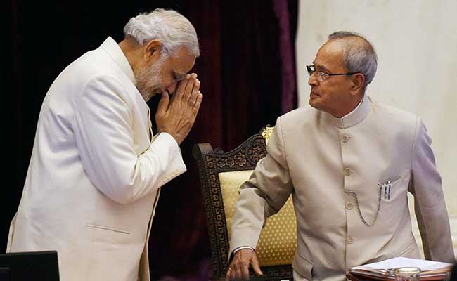pranab mukherjee s assessment of modi is correct  but  prachaar  obscures truth 
