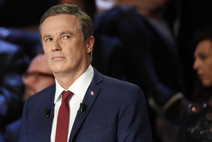 defeated first round candidate dupont aignan announces support for le pen as french president