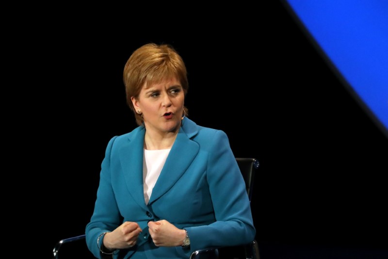 may s attempt to block scotland independence vote will  crumble to dust   says sturgeon