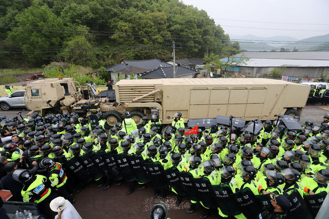 us moves thaad anti missile to south korea  sparking protests