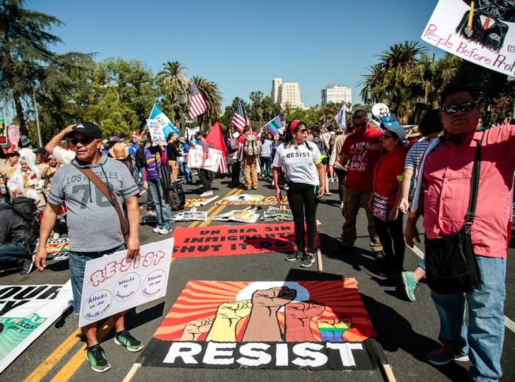 may day rallies in us target trump s immigration policy