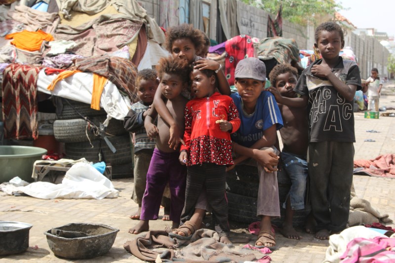 outbreak of cholera compounds suffering in war torn yemen