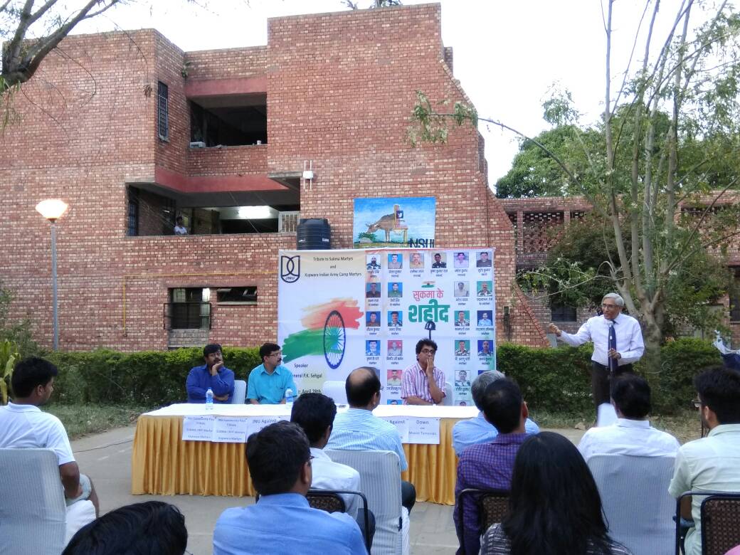 vandalism allegations against left leaning students in jnu baseless say faculty