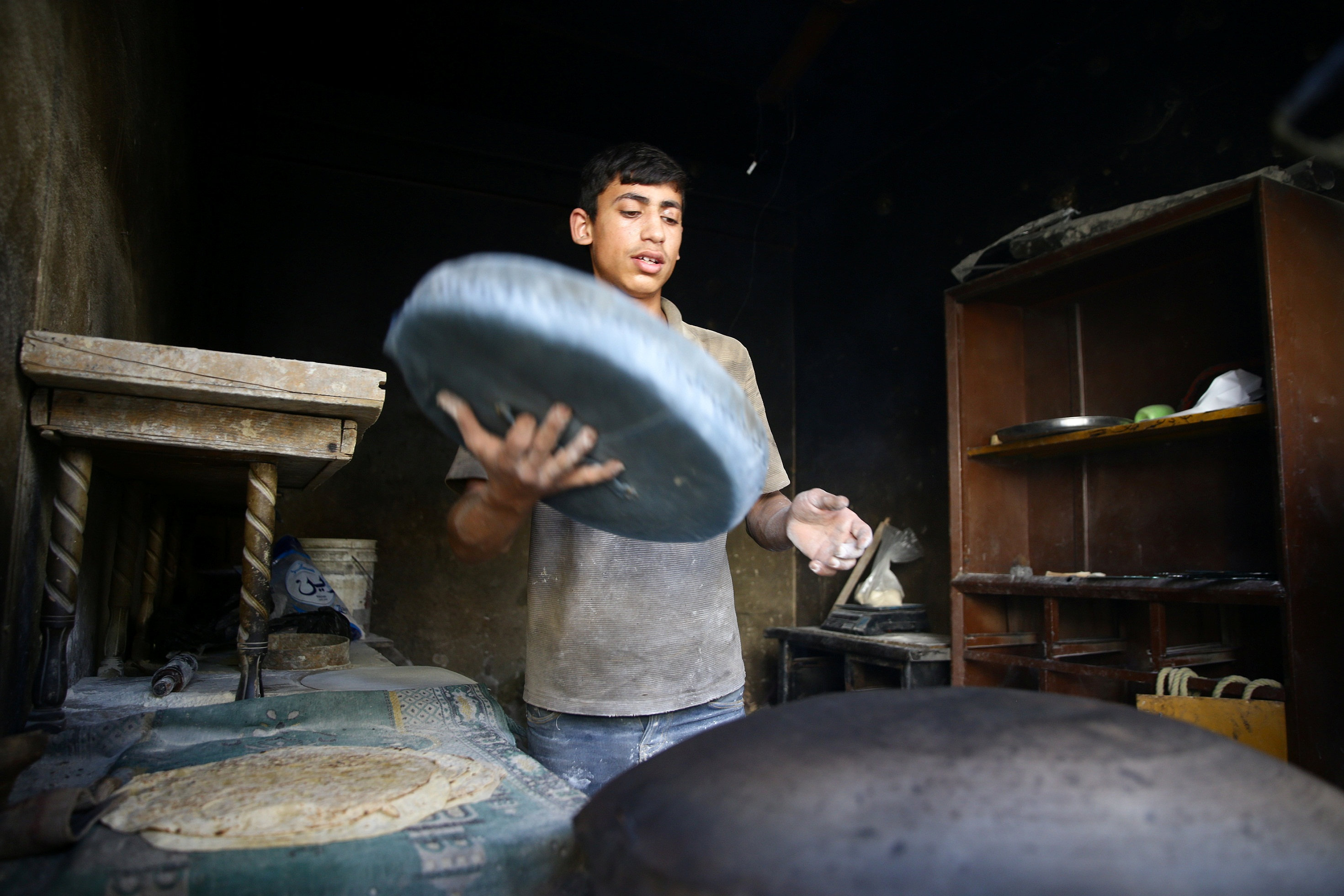 with tunnel cut off  pressure mounts on syria rebel bastion