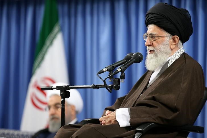 iran s leader slams rouhani s detente policy ahead of elections