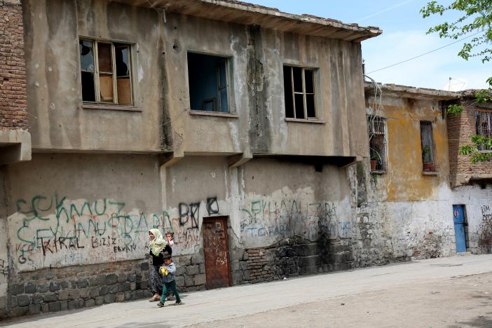 peace with kurds in ruins on both sides of turkish border