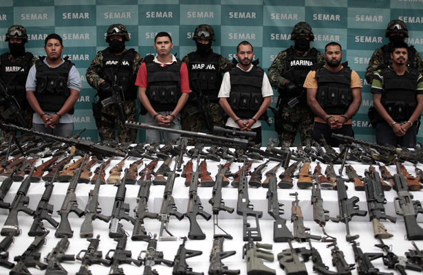 soldiers kill seven suspected gang members in gun battle in mexico