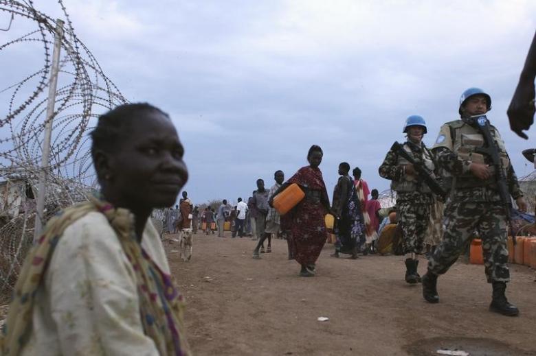 eight months after approval  new un troops trickle into south sudan