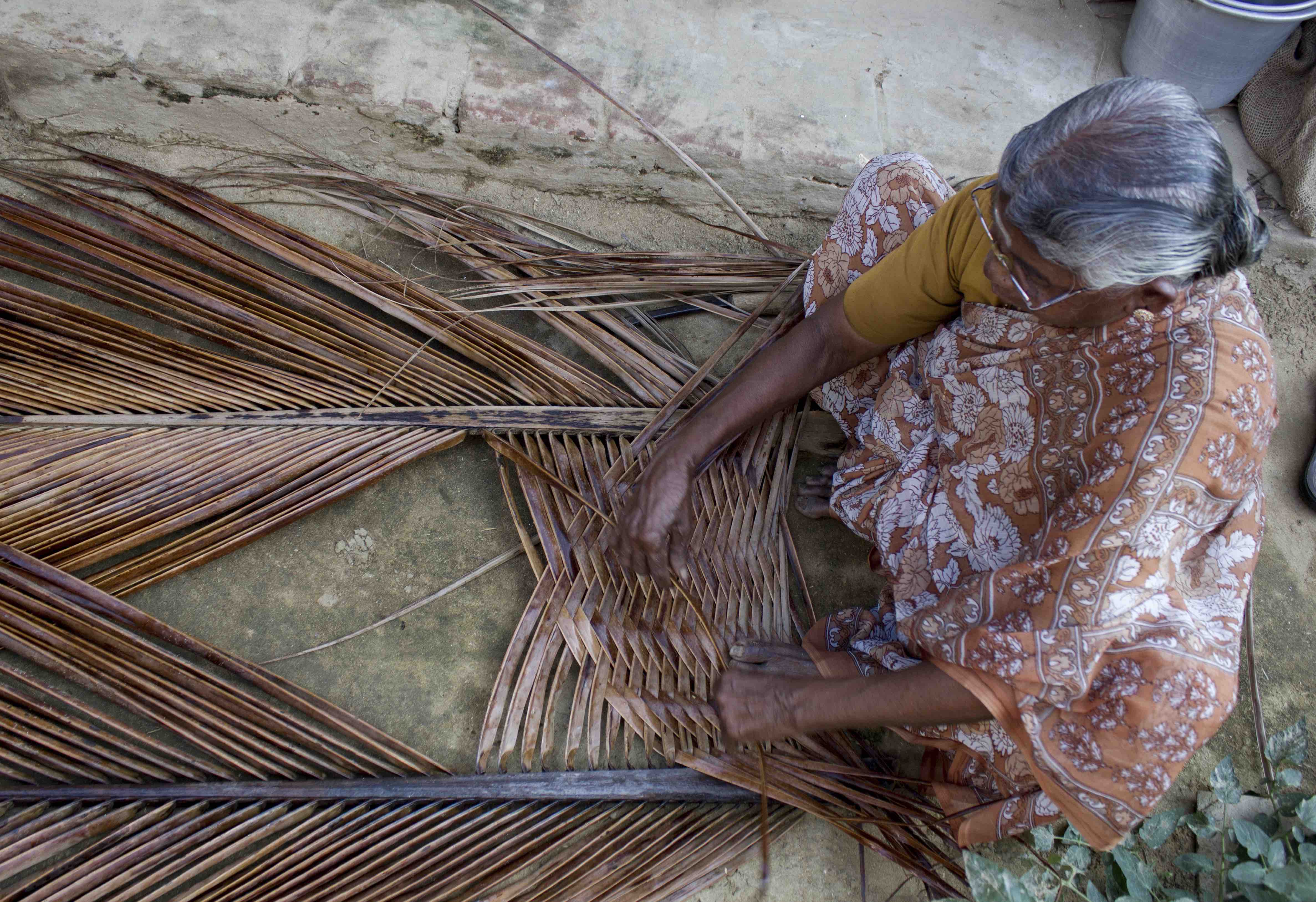Kannadiakka at work. Credit: Kombai Arun
