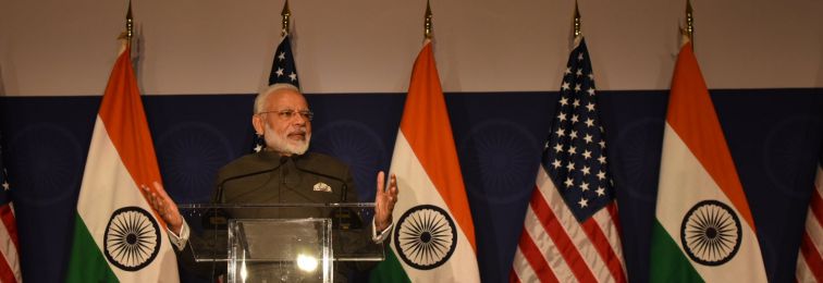 on eve of trump meeting  modi rallies indian americans with talk of surgical strikes  terrorism