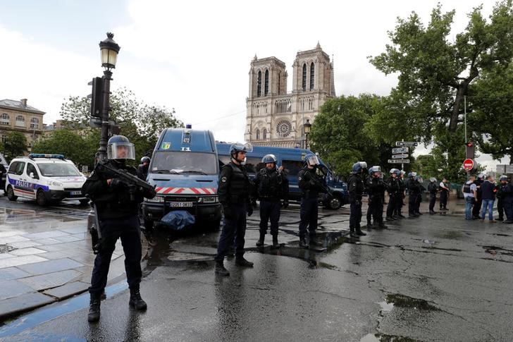 notre dame assailant yelled  this is for syria  before being shot