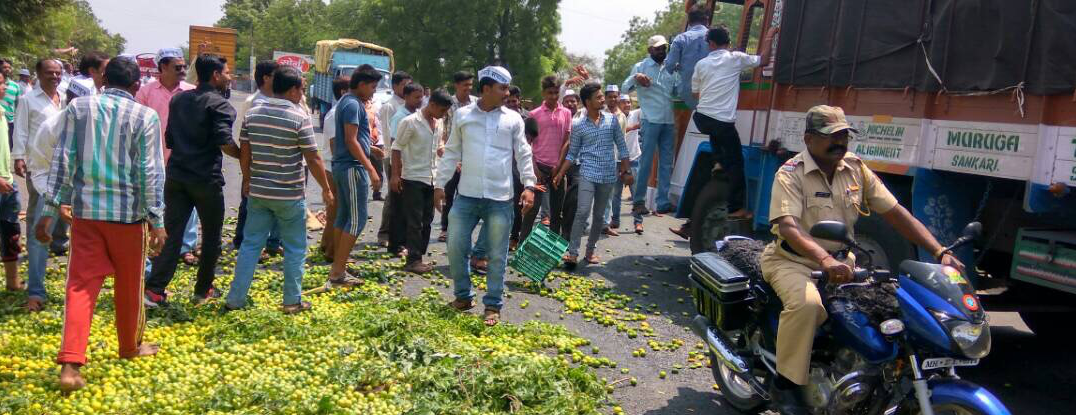markets empty  prices rise as maharashtra farmers go on indefinite strike