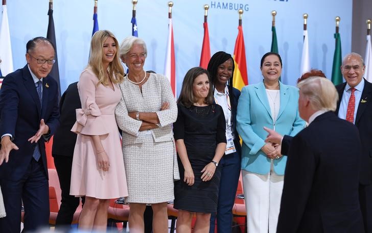 at g20  ivanka trump takes the spotlight – and a seat