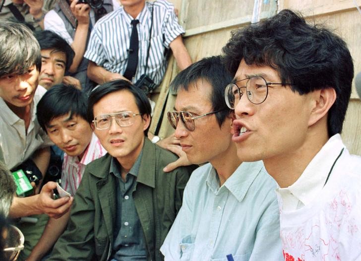surviving  gentlemen  of tiananmen mum on the death of liu xiaobo