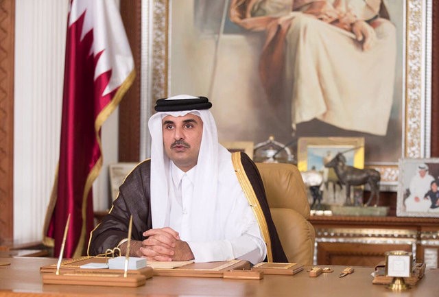 qatar ruler calls for dialogue to resolve gulf crisis
