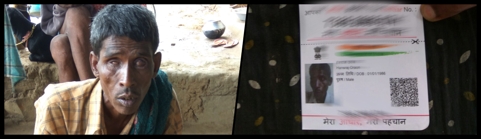 in rural jharkhand  aadhaar link to welfare schemes is excluding the most needy