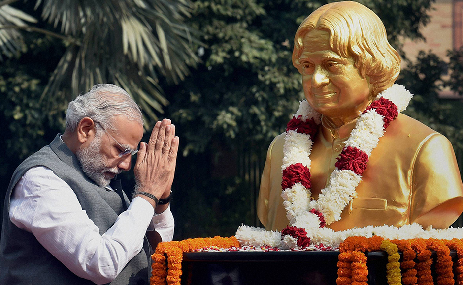 modi has no right to honour kalam till he disowns his minister s insulting remark
