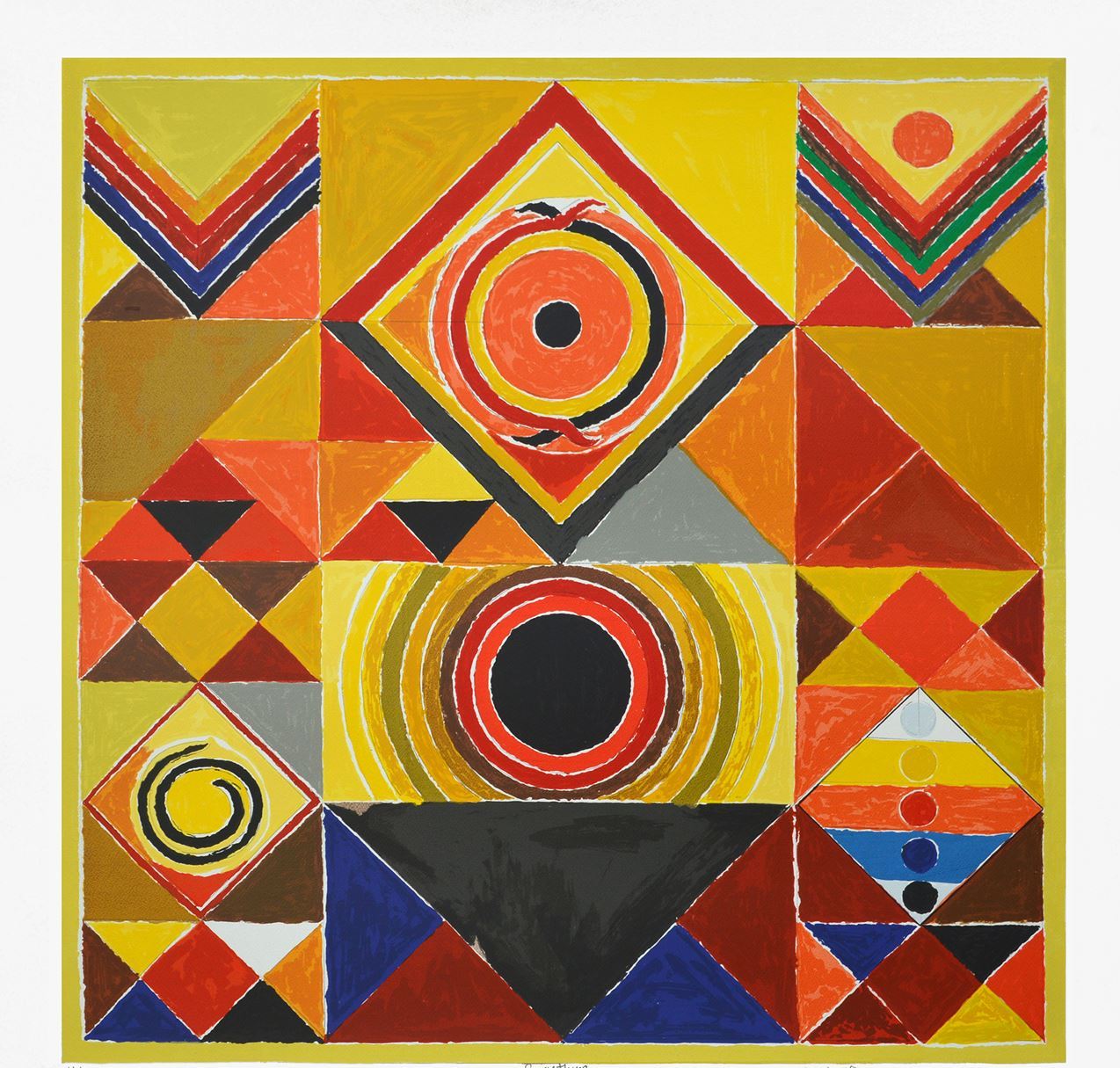 Rajasthan by S.H. Raza. Credit: The Raza Foundation