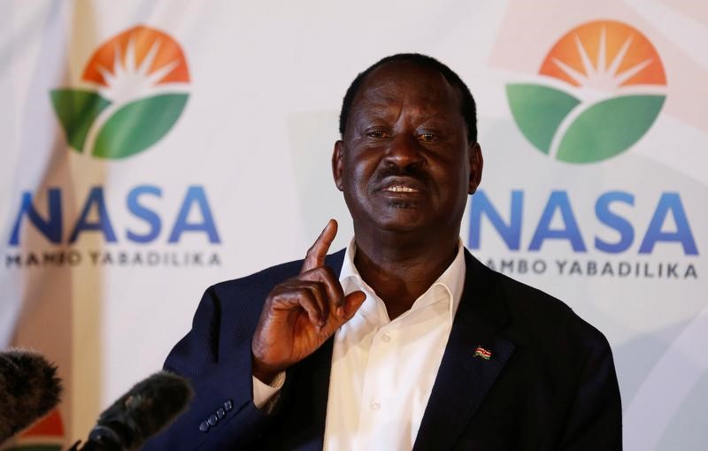 kenyan opposition rejects poll results showing president s likely win