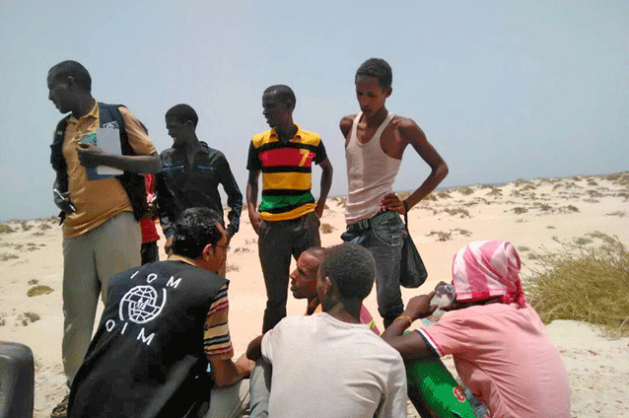 hundreds of african migrants thrown off boats headed to yemen