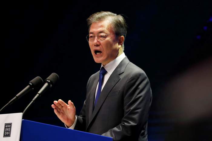 south korea s moon calls north korean icbm testing a red line
