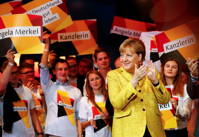 germany votes as history beckons for merkel  far right